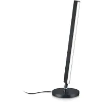 Knapstein LED-Tischleuchte Kosma, schwarz, CCT, Gestensteuerung