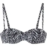 s.Oliver Bügel-Bandeau-Bikini-Top "Kanto" im Animal-Design