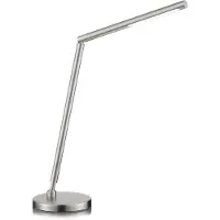 Knapstein LED-Tischlampe Dina-T nickel matt, Gestensteuerung