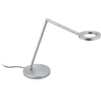 Knapstein LED-Tischleuchte Tessa-T, nickel matt, CCT, Gestensteuerung