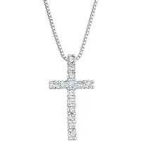 KUZZOI Halskette Herren Sterlingsilber weiß, 60 658606-0001-00600