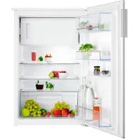 AEG Einbaukühlschrank "OSF5O881EE", Energieeffizienz: E, silber (weiß), Rechtsanschlag, wechselbar, Kühlschränke, 124 Liter, 4-Sterne-Gefrierfach, variable Glasablagen, Dekorfähig, Einbaukühlschrank