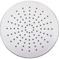 Schutte Kopfbrause SCHÜTTE "Le Mans", grau (chromfarben), B:25cm T:25cm, Duschköpfe, Kopfbrause, Duschkopf, Regendusche Ø 25cm, Chrom
