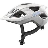 ABUS Fahrradhelm Aduro 3.0 LED - sportiver City-Helm in stilvollem Design für alltägliche und sportliche Touren - mit Rücklicht - für Damen und Herren - Weiß, Größe S (51-55 cm)