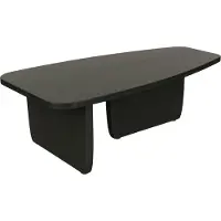ByLiving Couchtisch BOLT / Massivholz Akazie schwarz / 115 x 60, H 36,5cm