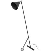 Kayoom Stehlampe "Stehlampe Celeste 225", schwarz (schwarz, silber), 1, H: 144cm, 1 Stk., Leuchten, harmonisch, modern, vielseitig kombinierbar, Stehlampe