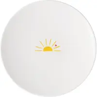 Villeroy & Boch Frühstücksteller "Frühstücksteller Hello Sunshine With Love ø 21,2 cm weiß-gelb"
