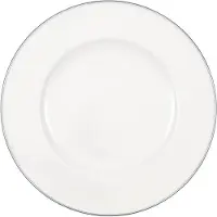 Villeroy & Boch Speiseteller "Speiseteller Anmut Platinum No. 1 ø 27,7 cm weiß"
