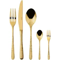 Sambonet Venezia Edelstahl/PVD Gold Besteck 30tlg.Vh. S0200-S00017-S1896 52765GN1