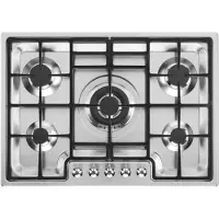 Smeg Pgf75-4 75 Cm Gasherd 5 Brennern