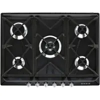 Smeg Victoria SR975NGH Kochfeld Schwarz Integriert 68.5 cm Gaskochfeld 5 Zone(n)