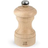 Peugeot Salzmühle BISTRO 10cm Buchenholz Natur Stahlmahlwerk Klein Manuell