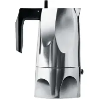 Alessi MT18/3, Mokka-Kanne, Aluminium, 120 mm, 85 mm, 130 mm