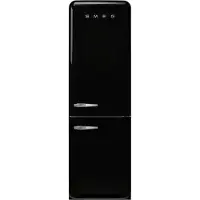 Smeg FAB32RBL6 Kühl- und Gefrierkombination Freistehend 331 l Schwarz