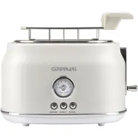 G3 Ferrari Toaster Edelstahl beschichtet "Artista" weiß G1013401