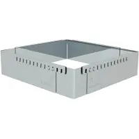 De Buyer Patisserie Frame Steel Adjustable Square 30-57 Cm Backform