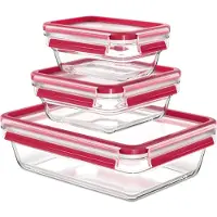 Tefal MasterSeal Glass 3pcs Set
