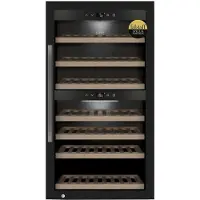 Caso WineExclusive 66 Smart, Weinkühler mit Kompressor, Freistehend, 66 Flasche(n), 70 W, G, Schwarz