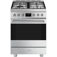 Smeg Sinfonia 60x60 Cm Gasherd Mit Backofen 4 Brennern