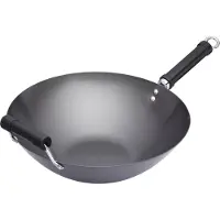 Kitchencraft Wof Oriental 36 Cm Wok Schwarz Schwarz One Size