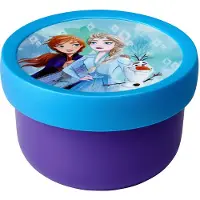 Mepal Lunchbox "Fruchtbox mit Gabel Campus 300 ml", bunt (frozen 2), L:6,7cm, Kunststoff, Lebensmittelaufbewahrungsbehälter, Lunchbox