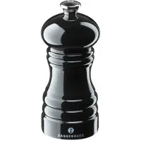 Zassenhaus Salzmühle BERLIN 12 cm schwarz glänzend 20212 4006528020212