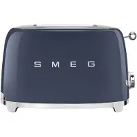 Smeg TSF01NBEU Toaster 6 2 Scheiben 950 W Blau, Chrom