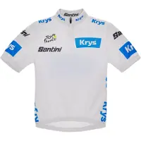 Santini Tour De France Official Best Young Rider Kurzarm-radtrikot Weiß 13 Years Kinder Weiß 13 Years