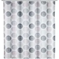 Wenko Duschvorhang "Pastell Dots", bunt (dots), B:180cm H:200cm, Polyester, Duschvorhänge, Duschvorhang, Höhe 200 cm