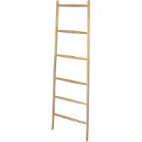 Wenko Handtuchleiter "Acina", beige (natur), B:55cm H:170,5cm T:21cm, Massivholz, Handtuchhalter, Handtuchleiter, BxTxH: 55x21x170,5 cm