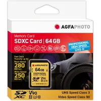 Agfa 10621, 64 GB, MicroSDXC, Klasse 10, UHS-I, 280 MB/s, 250 MB/s