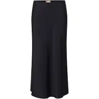 Vera Mont Satinrock wadenlang in Schwarz | Gr.: 38