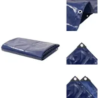 vidaXL Abdeckplane 650 g/m² 1,5 x 10 m Blau - Planen
