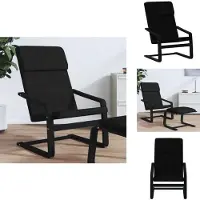 vidaXL Relaxsessel Schwarz Stoff - Sessel