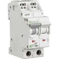 Eaton Power Quality Eaton 101277 Leitungsschutzschalter mit Steckklemme, 10 A, 1p+N, Charakteristik: C PLI-C10/1N