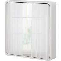 Vicco Badspiegelschrank Arla Weiß/Eiche 60 x 60 cm, Model 50156