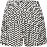 LASCANA Pyjamashorts mit edlem Allover-Muster, Gr. 38 - N-Gr, schwarz-weiß-gemustert, , 31323215-38 N-Gr