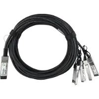 BlueOptics Raisecom EQP4-4/1-C BlueLAN SC253501K1M30 passives 40GBASE-CR4 QSFP auf 4x10GBASE-CR SFP+ Direct Attach Breakout Kabel, 1 Meter