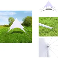 vidaXL Gartenpavillon Hexagon Stern 14m - Pavillons & Partyzelte