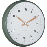 Karlsson - Wanduhr Modern Factory - Dschungelgrün - Ø30cm
