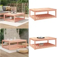 vidaXL Gartentisch 121x82,5x45 cm Massivholz Douglasie - Gartentisch - Gartentische - Terrassentisch - Garten-Couchtisch