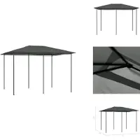 vidaXL Pavillon 3x4x2,6 m Anthrazit 160 g/m² - Pavillons & Partyzelte