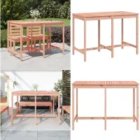 vidaXL Gartentisch 159,5x82,5x110 cm Massivholz Douglasie - Gartentisch - Gartentische - Outdoor Tisch - Terrassentisch