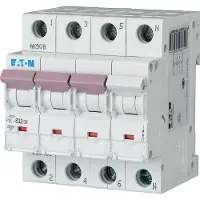 Eaton 236553 Leitungsschutzschalter, 32 A, 3p+N, Charakteristik: D PXL-D32/3N