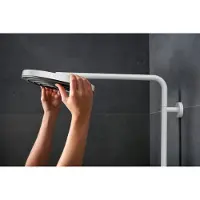 Hansgrohe Brause-Set Pulsify S Puro m Thermostat, 2 Verbaucher, 8 l/m., mattweiß