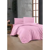 L'essentiel Maison , Lilac, Ranforce King-Size-Bettbezug-Set (FR), Lila, 100 % BAUMWOLLE RANFORCE, 240 x 220 cm