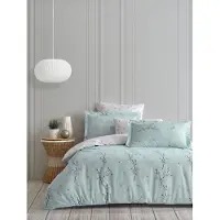 L'essentiel Maison , Mayda - Mint, Ranforce King-Size-Bettbezug-Set (FR), Grün, 100 % BAUMWOLLE RANFORCE, 240 x 220 cm