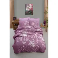 L'essentiel Maison , 471, King-Size-Bettbezug-Set (EU) (ES), Lila, 100 % POLYESTER-MICROSATIN, 240 x 220 cm