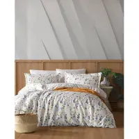 L'essentiel Maison , May, Ranforce King-Size-Bettbezug-Set (FR), Weiß, 100 % BAUMWOLLE RANFORCE, 240 x 220 cm