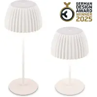 B.K.Licht LEUCHTEN LED Tischleuchte "Akku LED Tischleuchte", weiß, Leuchten, LED Tischleuchte